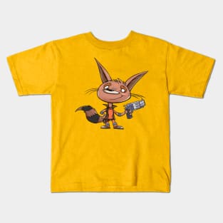 Rocket Raccoon ready up! Kids T-Shirt